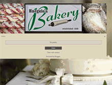 Tablet Screenshot of haegelesbakery.com